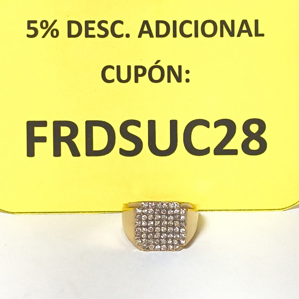 ANILLO ORO 16K 20.5 GRMS (SEMINUEVO)