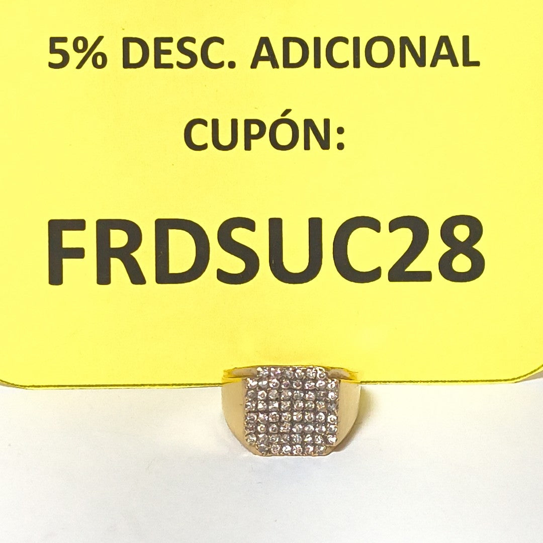 ANILLO ORO 16K 20.5 GRMS (SEMINUEVO)