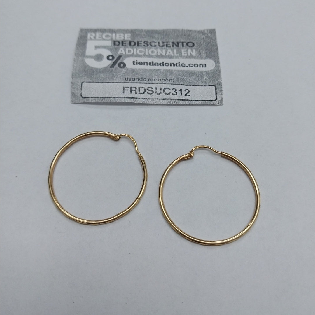 ARRACADAS PAR ORO 10 K 1.9 GRMS (SEMINUEVO)