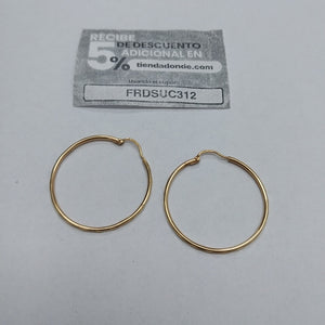 ARRACADAS PAR ORO 10 K 1.9 GRMS (SEMINUEVO)