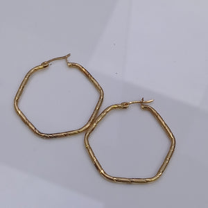 ARRACADAS PAR ORO 14 K 3,20 GRMS (SEMINUEVO)