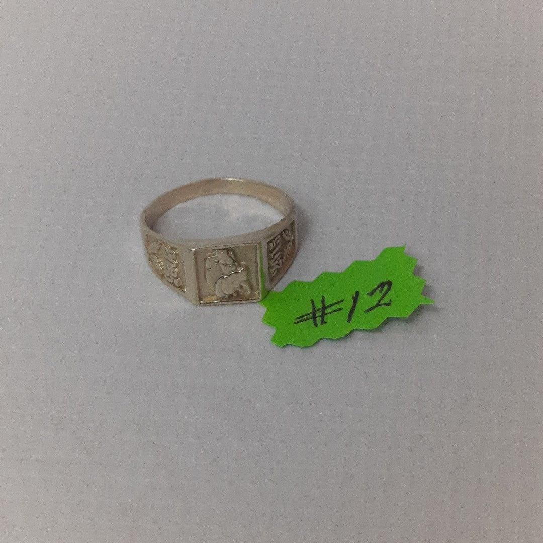ANILLO, ANILLO CONMEMORATIVO ORO 10 K 7.3 GRMS (SEMINUEVO)