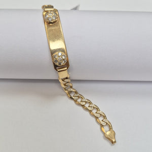 ESCLAVA ORO 14 K 18.8 GRMS (SEMINUEVO)
