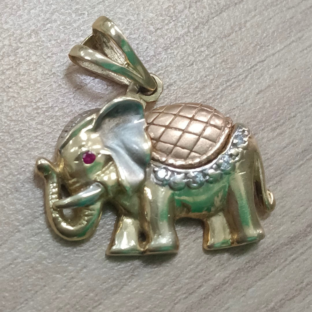 DIJE ORO COMBINADO 14 K 5,70 GRMS (SEMINUEVO)