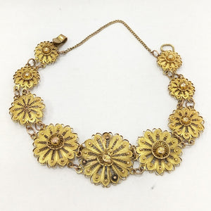 K1 10,70 GRMS 14 K ESPECIFICACIONES COMPLEMENTARIAS PULSERA TEJIDO ESPECIAL (SEMINUEVO)