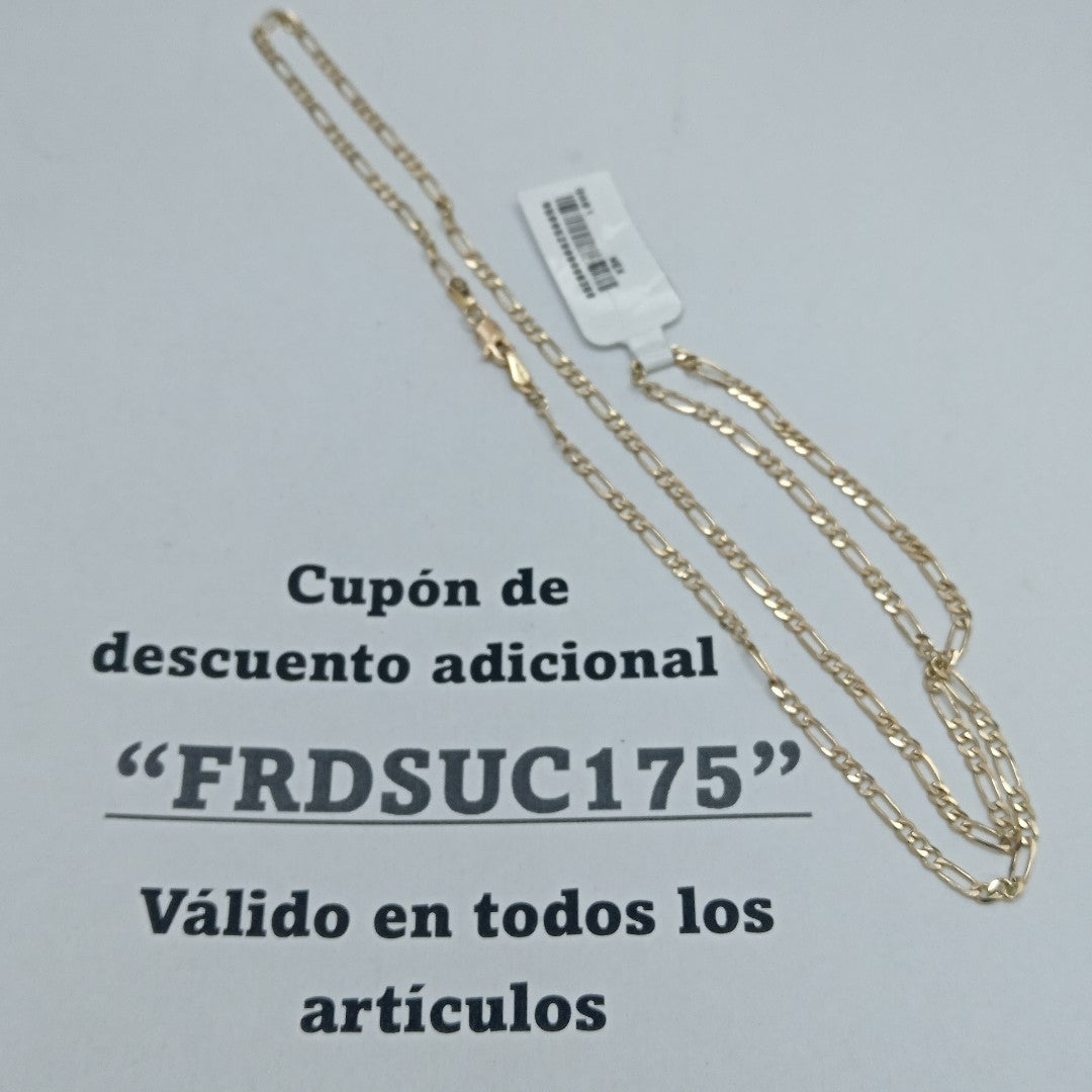 CADENA TEJIDO 3X1 5.1G 55 CM (NUEVO)