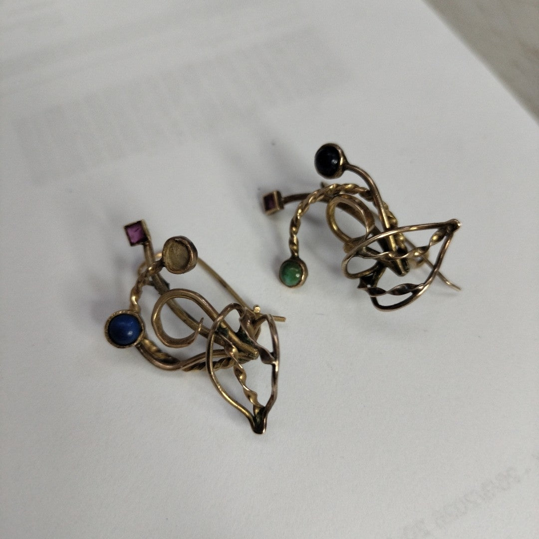 ARETES PAR ORO 8 K 5,10 GRMS (SEMINUEVO)
