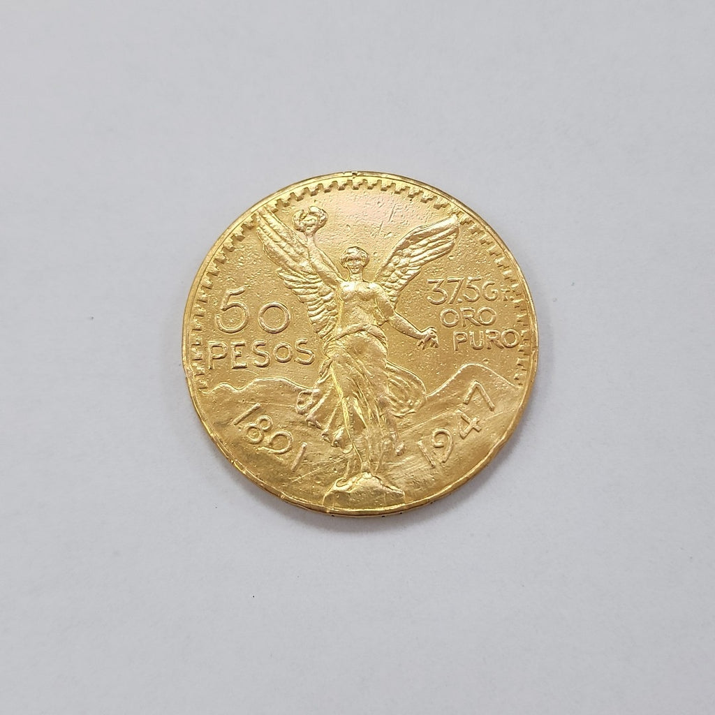 K1 41.6 GRMS 21 K IDENTIFICACIÓN MONEDA NOMINATIVA MONEDAS PESOS 50 PESO (SEMINUEVO)