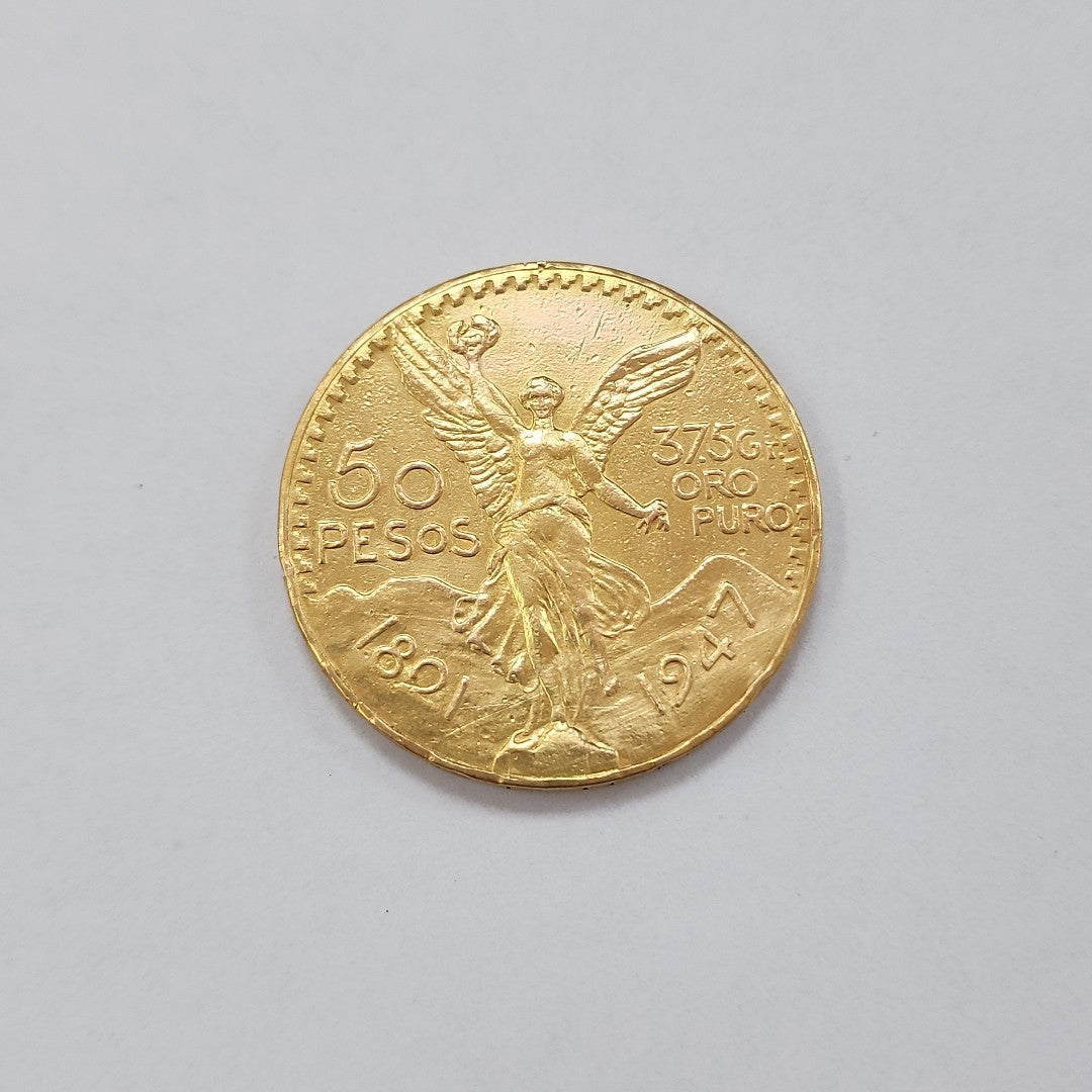 K1 41.6 GRMS 21 K IDENTIFICACIÓN MONEDA NOMINATIVA MONEDAS PESOS 50 PESO (SEMINUEVO)