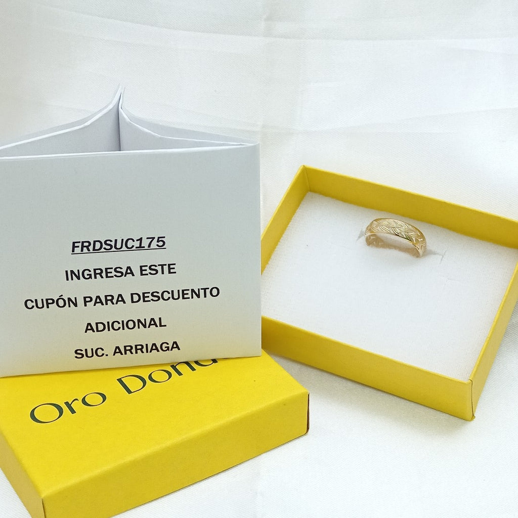ANILLOS DAMA ORO 14K 1.2 (NUEVO)