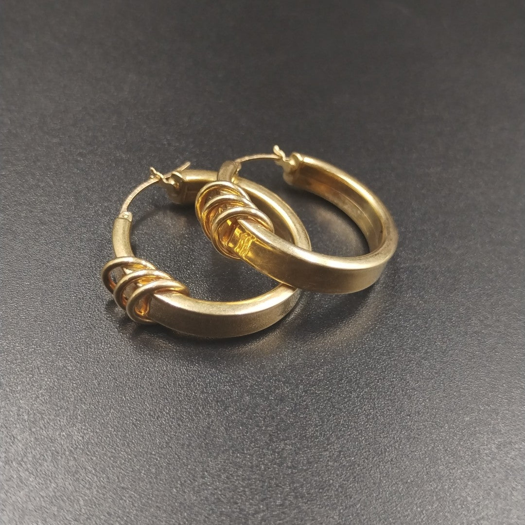 ARRACADAS PAR ORO 14 K 7,70 GRMS (SEMINUEVO)
