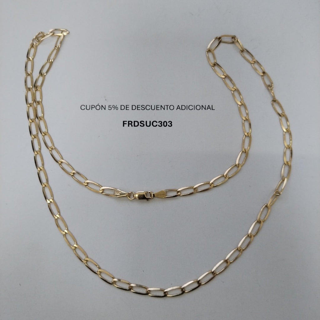 CADENA TEJIDO ESLABONES 11.1G 60 CM (NUEVO)