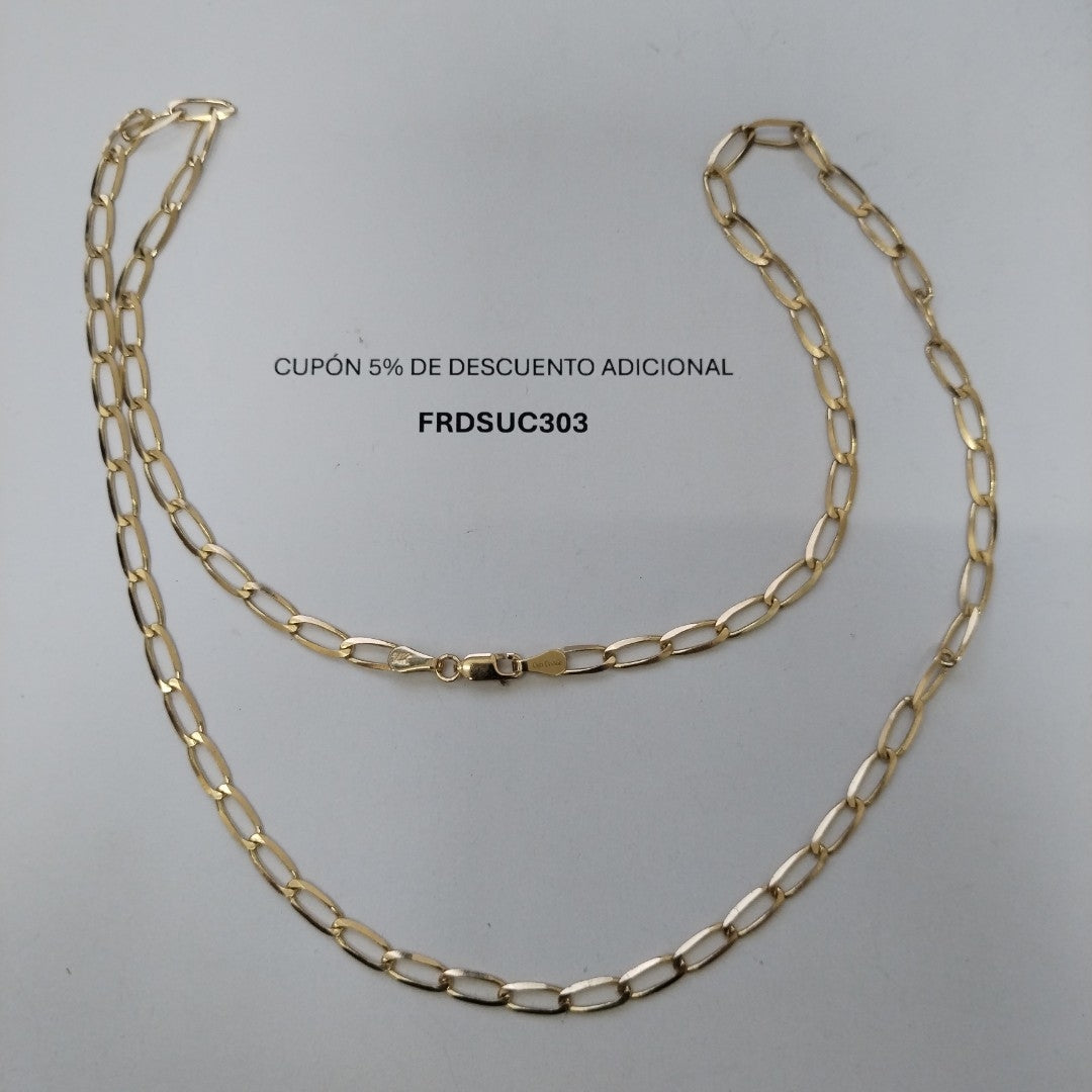 CADENA TEJIDO ESLABONES 11.1G 60 CM (NUEVO)