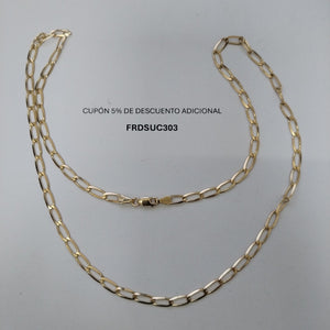 CADENA TEJIDO ESLABONES 11.1G 60 CM (NUEVO)