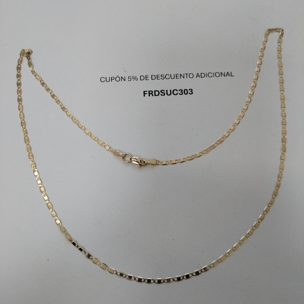 CADENA ESPECIAL MARINERA ESPEJO 3.41G 50 CM (NUEVO)