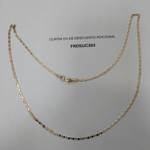 CADENA ESPECIAL MARINERA ESPEJO 3.41G 50 CM (NUEVO)