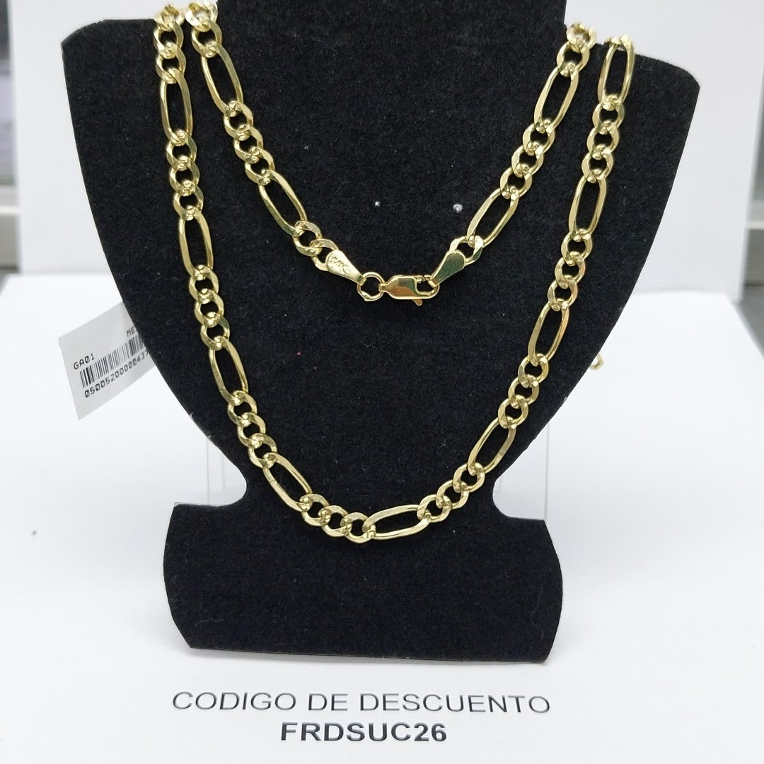 CADENA 3 X 1 19.11GR 60 CM 14K (NUEVO)