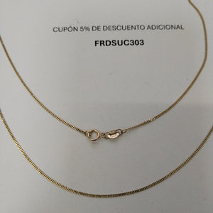 CADENA BARBADO 1.9GR 50 CM (NUEVO)