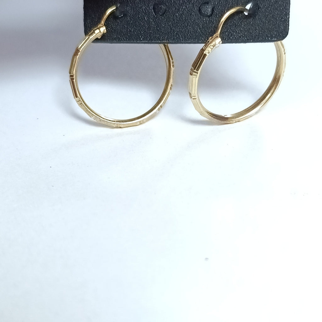 ARRACADAS PAR ORO 10 K 1,60 GRMS (SEMINUEVO)