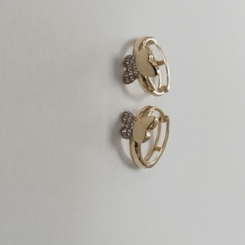 ARRACADAS PAR ORO 14 K 2.3 GRMS (SEMINUEVO)