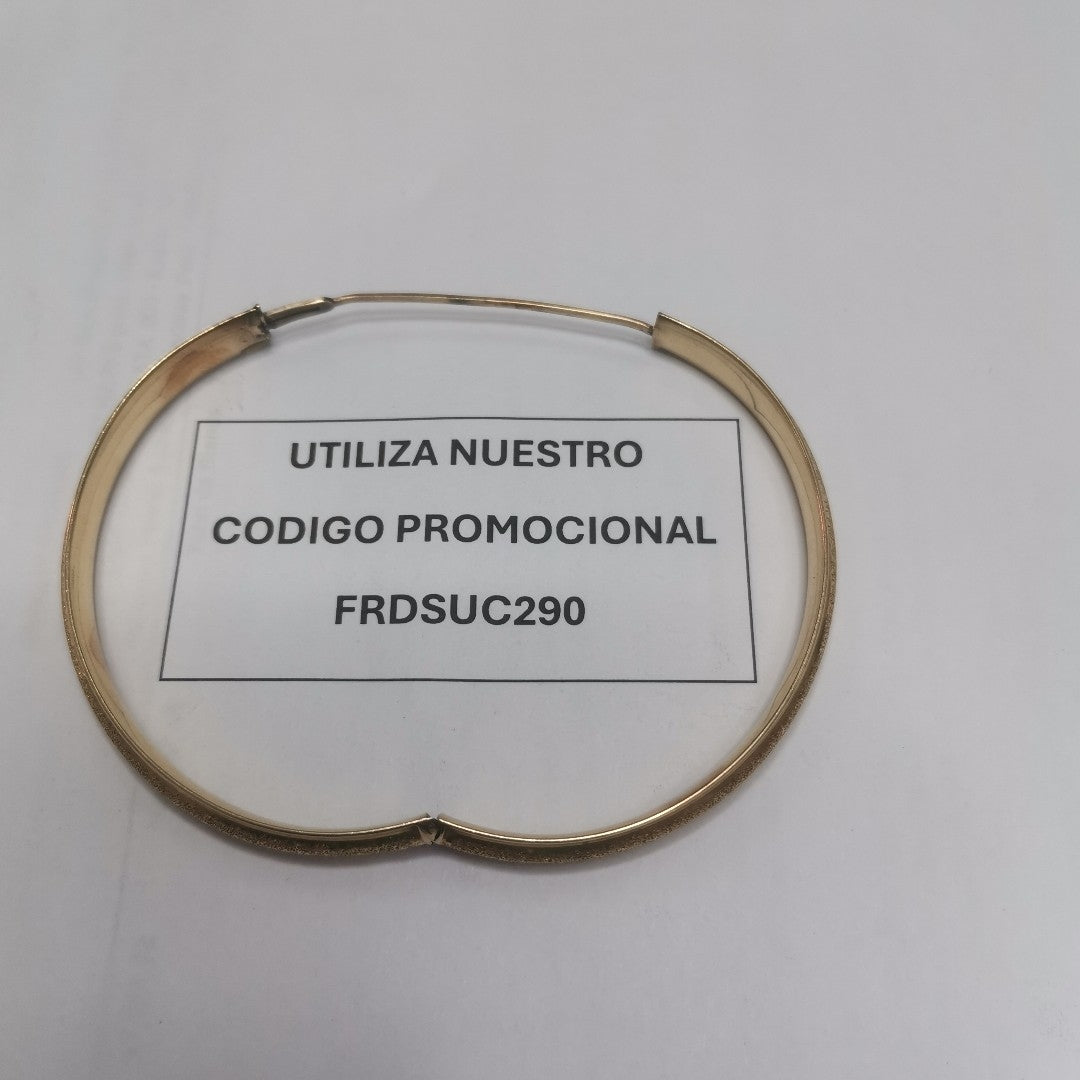PULSERA RIGIDA ORO 14 K 9.2 GRMS (SEMINUEVO)