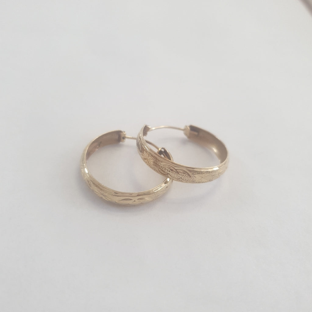 ARRACADAS PAR ORO 14 K 2.5 GRMS (SEMINUEVO)