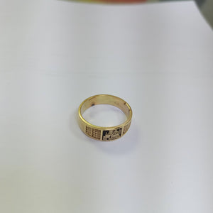 ANILLO DE GRADUACIÓN ORO 14 K 6.5 GRMS (SEMINUEVO)