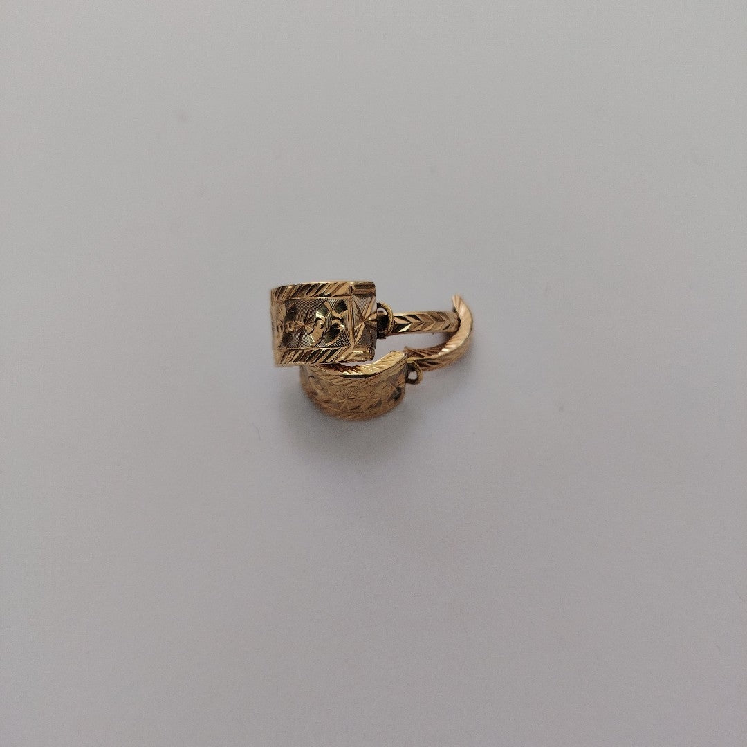 ARETES PAR ORO 18 K 2,90 GRMS (SEMINUEVO)