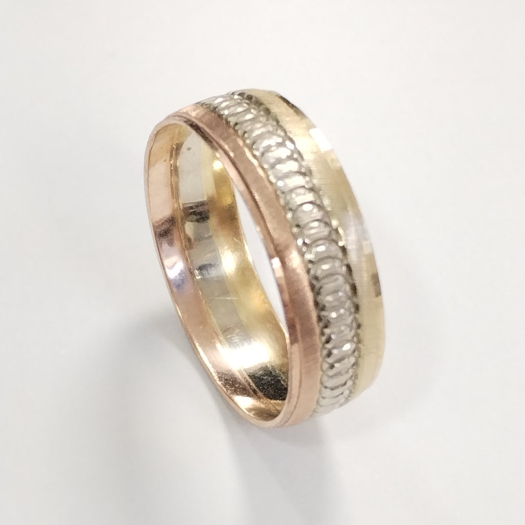 ARGOLLA ORO, ORO COMBINADO 10 K 2 GRMS (SEMINUEVO)