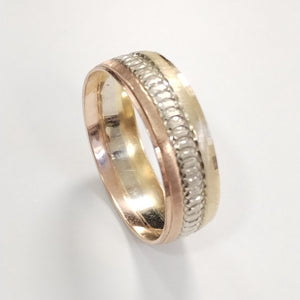 ARGOLLA ORO, ORO COMBINADO 10 K 2 GRMS (SEMINUEVO)