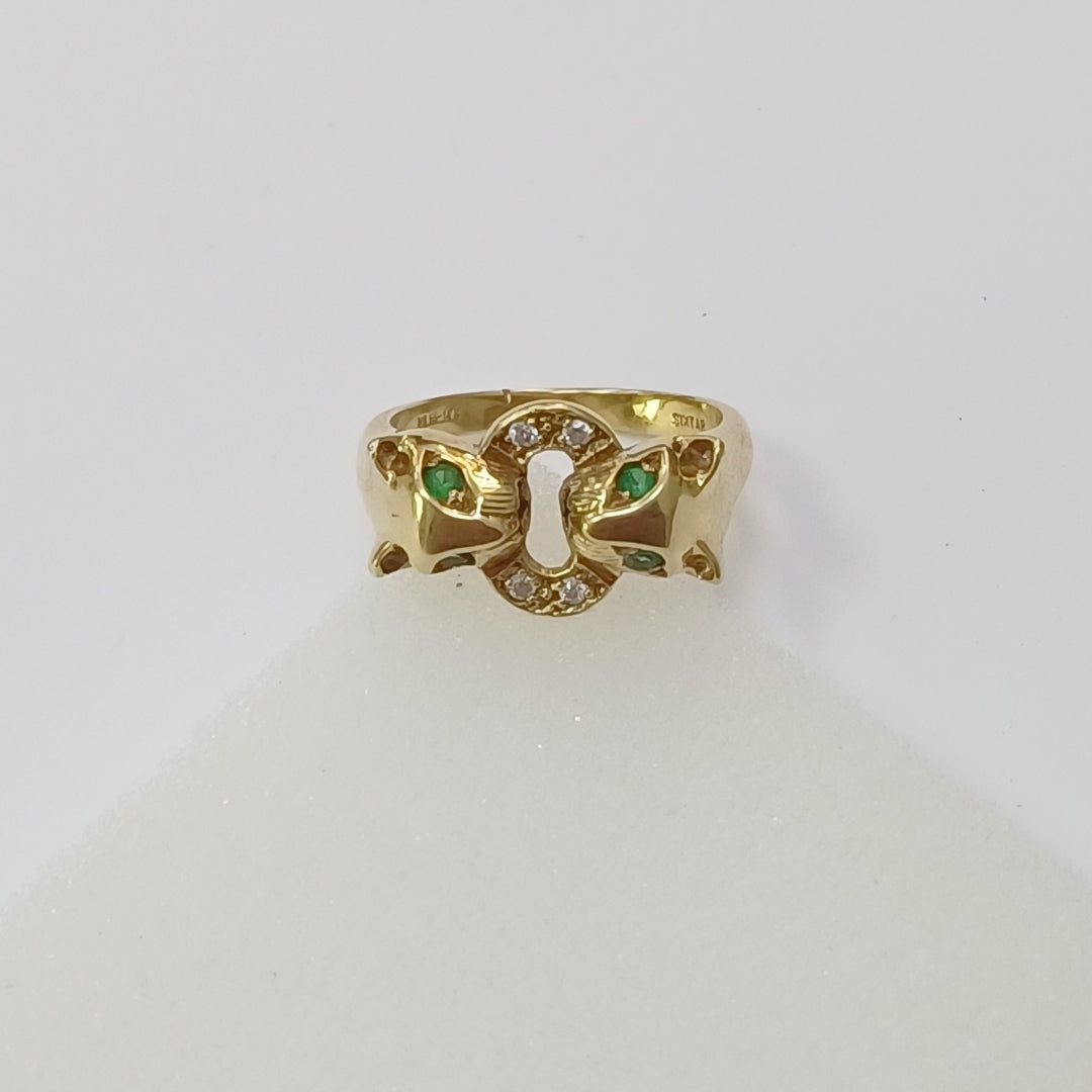 ANILLO ORO 14 K 5,90 GRMS (SEMINUEVO)