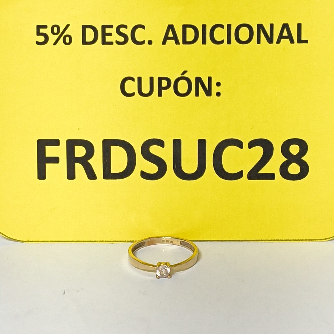 ANILLITO ORO 14 K 1.3 GRMS (SEMINUEVO)