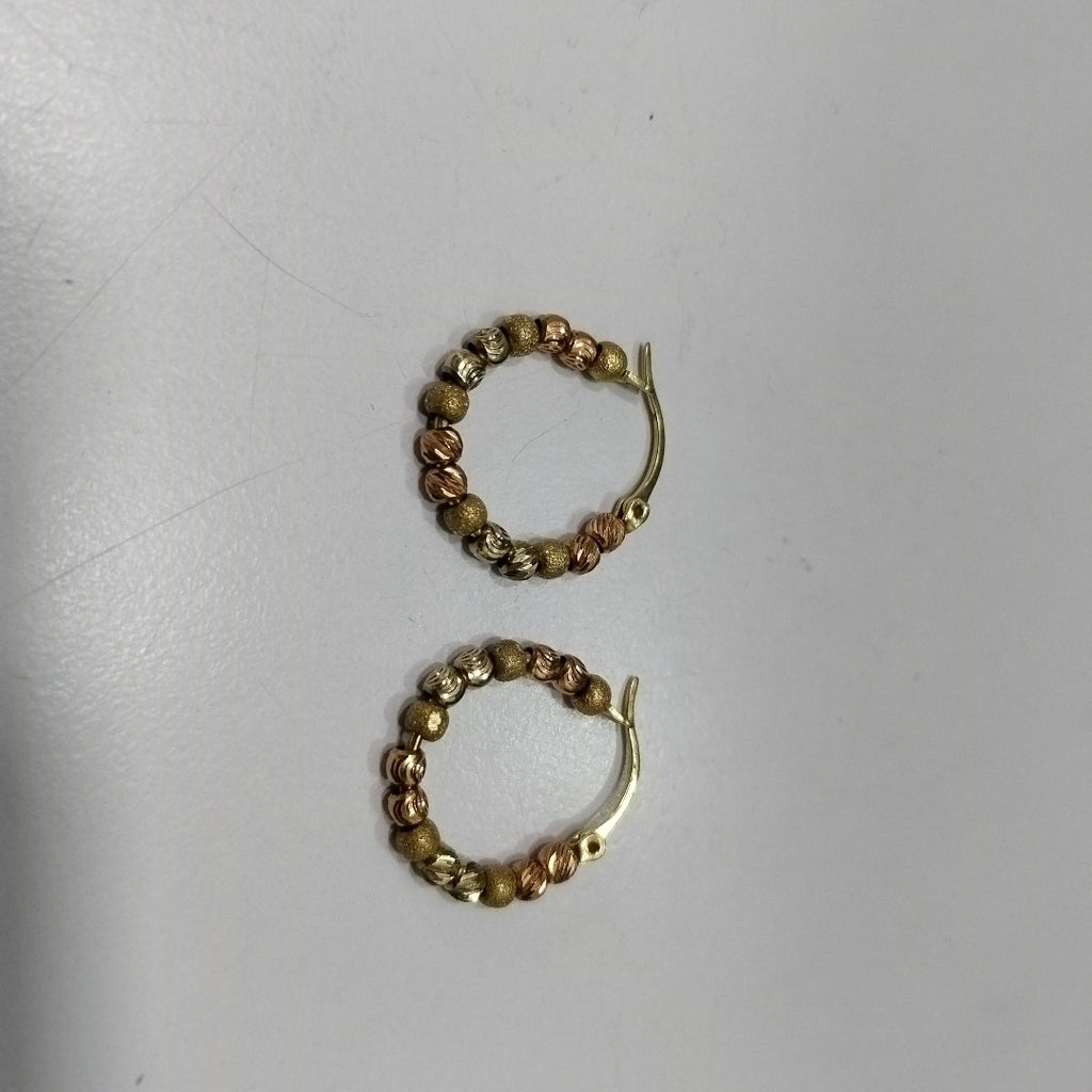 ARRACADAS PAR ORO 14 K 2.9 GRMS (SEMINUEVO)