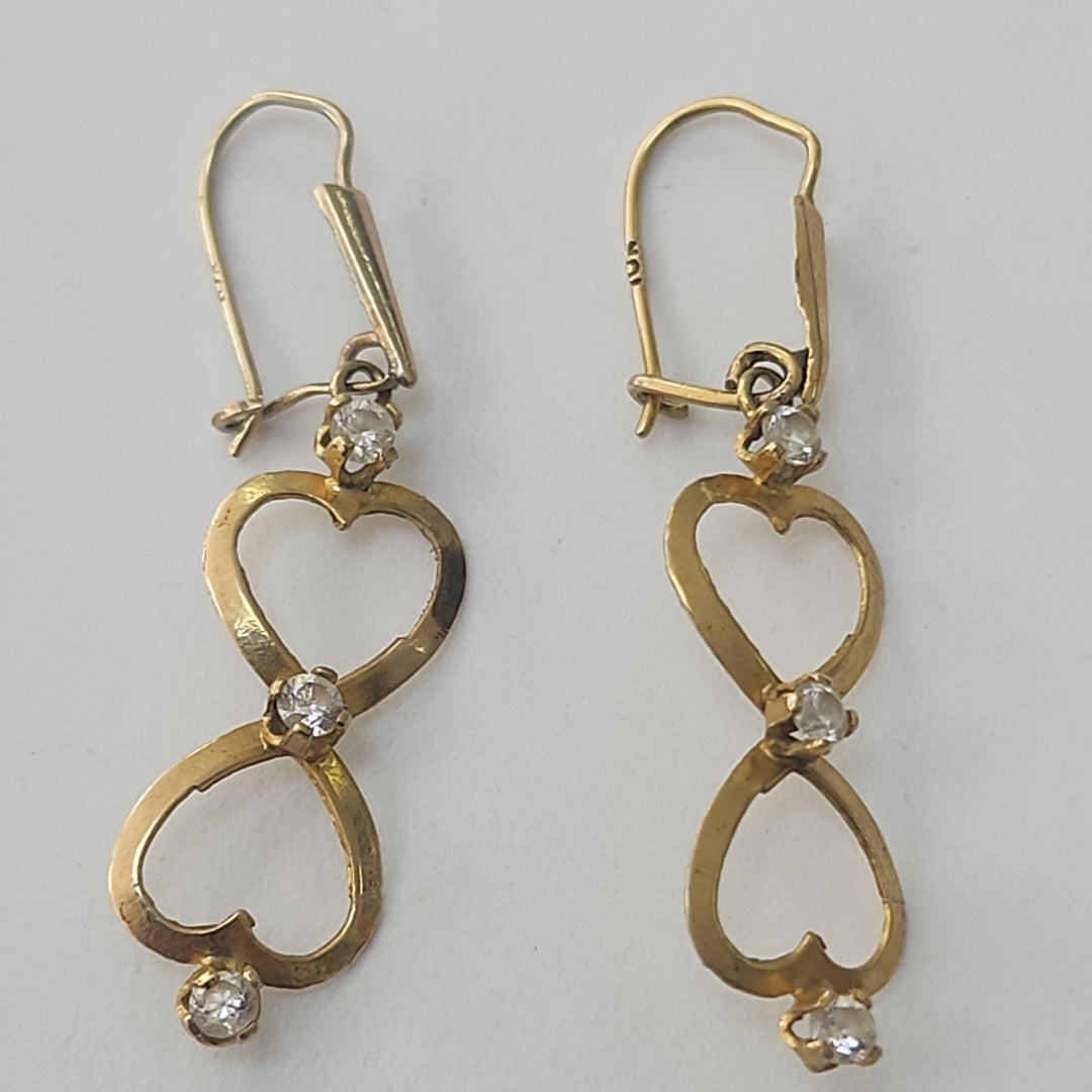 ARETES PAR ORO 8 K 1.5 GRMS (SEMINUEVO)
