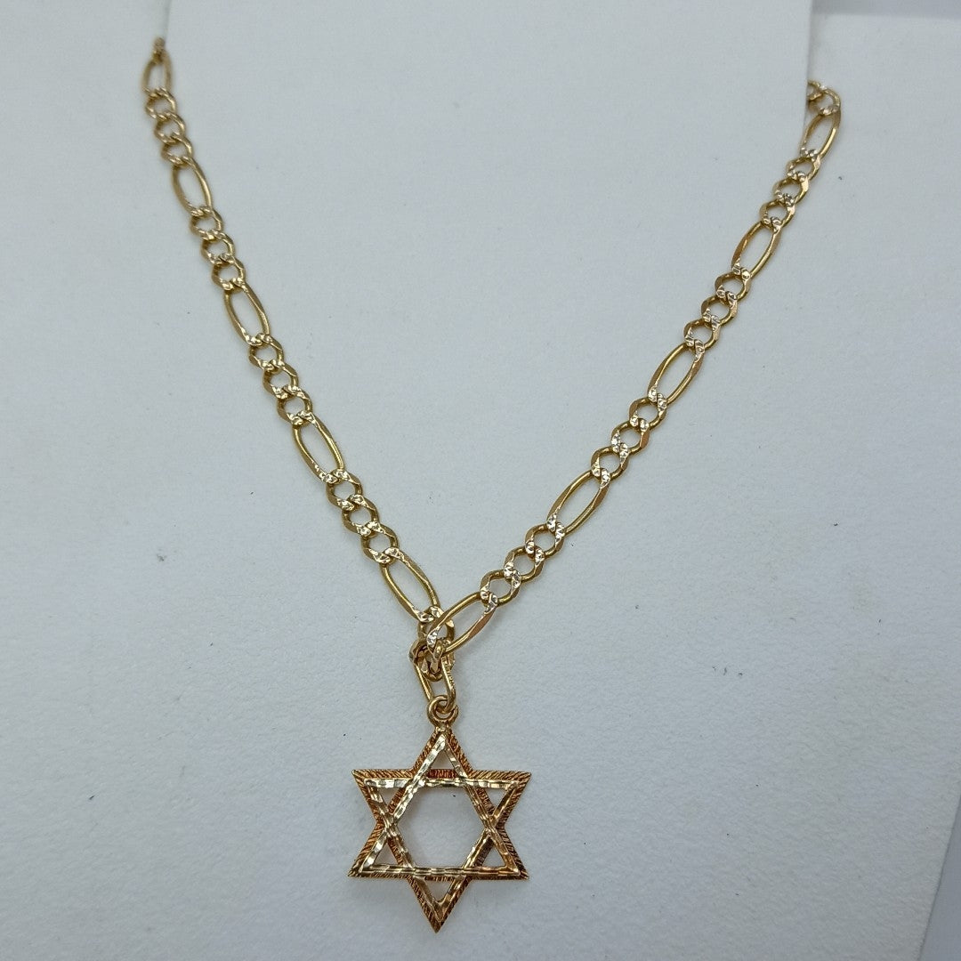 CADENA, DIJE ORO 14 K 14.4 GRMS (SEMINUEVO)
