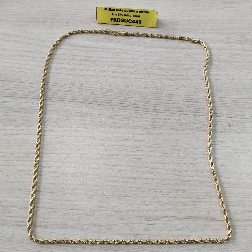 CADENA ORO 21 K 15.5 GRMS (SEMINUEVO)