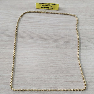 CADENA ORO 21 K 15.5 GRMS (SEMINUEVO)
