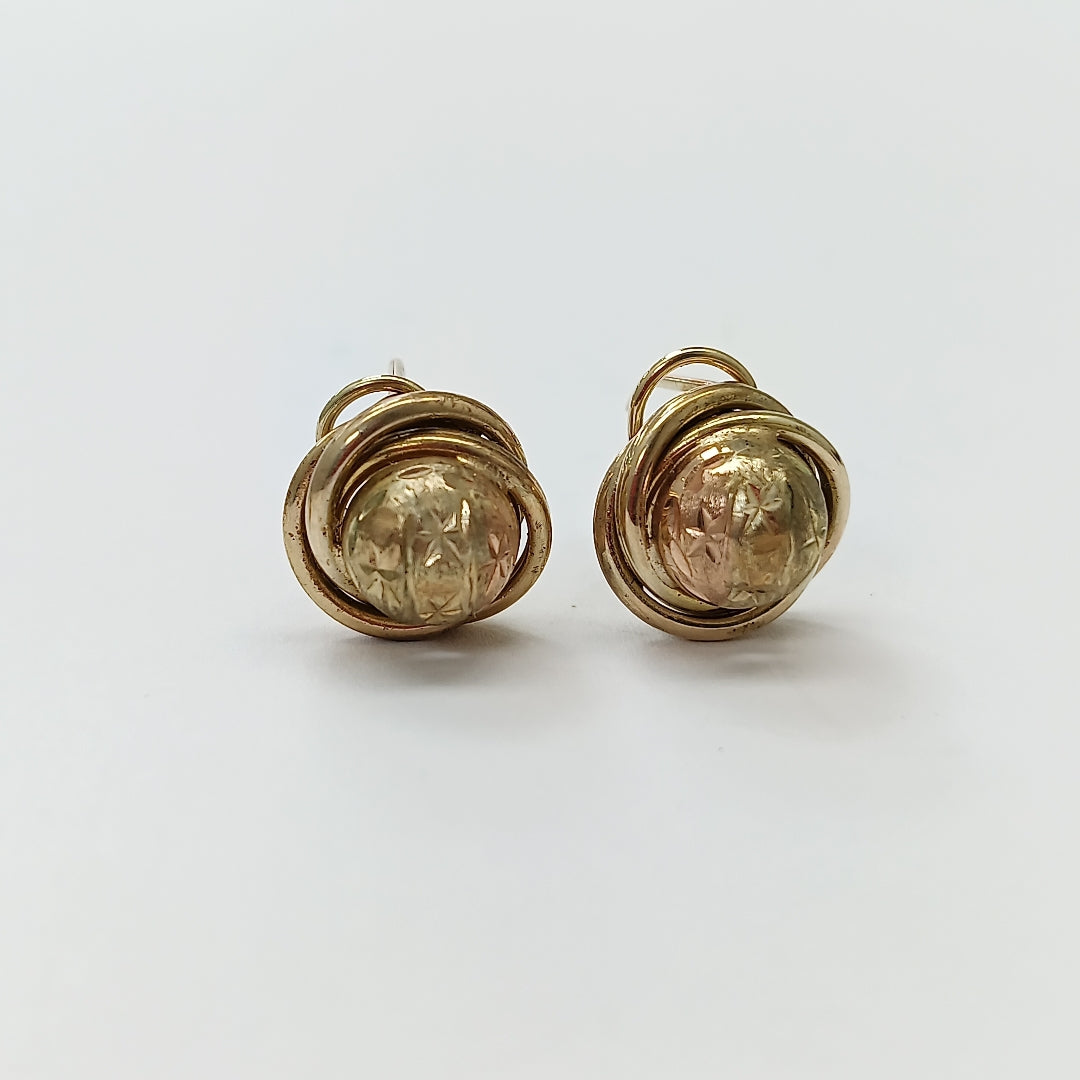 ARETES PAR ORO 8 K 4.7 GRMS (SEMINUEVO)