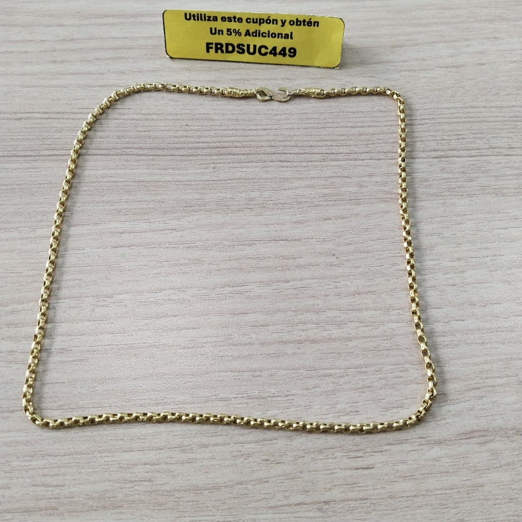 CADENA ORO 24K 15.4 GRMS (SEMINUEVO)
