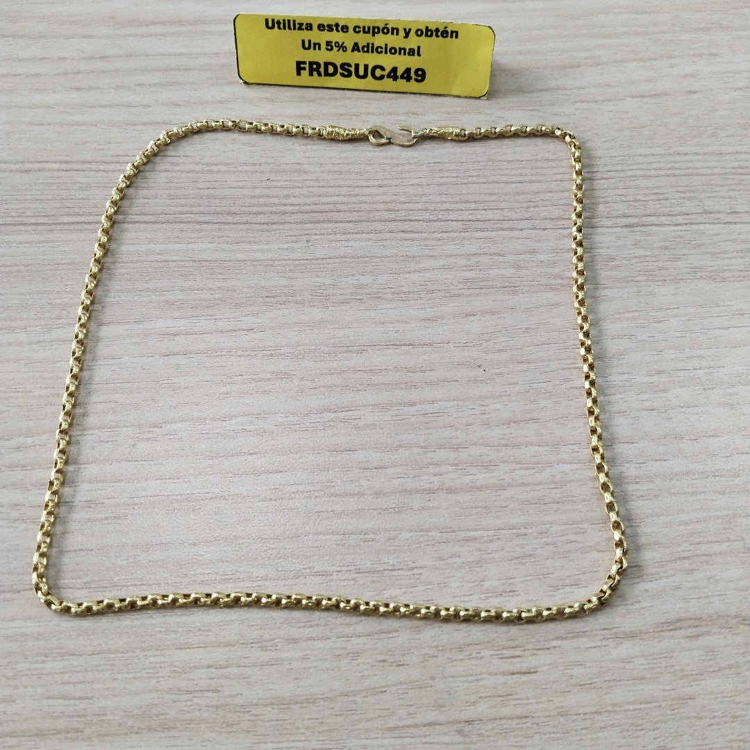 CADENA ORO 24K 15.4 GRMS (SEMINUEVO)
