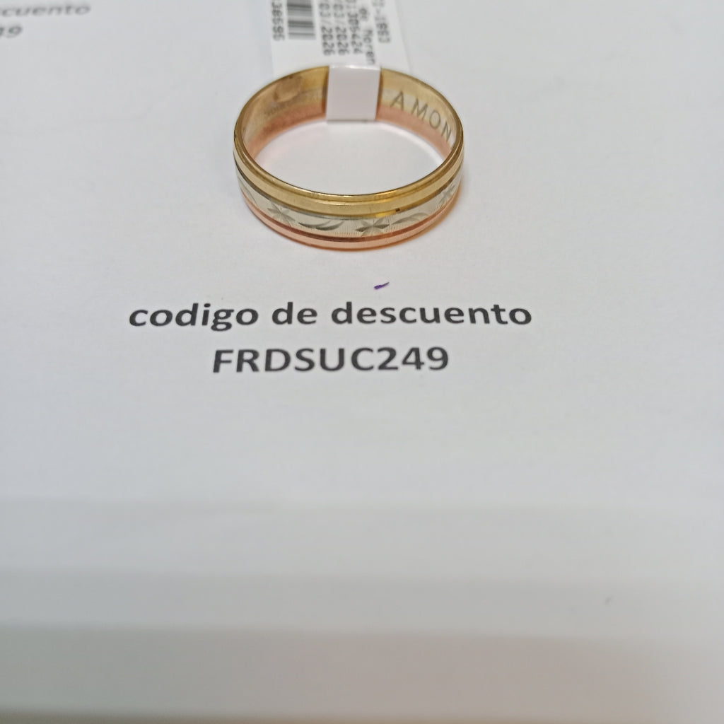 ARGOLLA ORO 10 K 2.2 GRMS (SEMINUEVO)