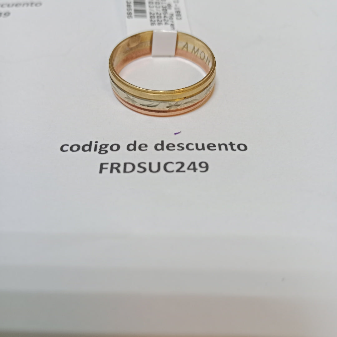ARGOLLA ORO 10 K 2.2 GRMS (SEMINUEVO)