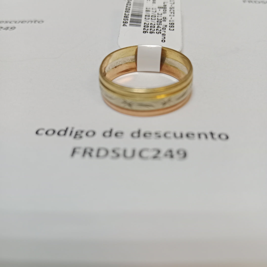ARGOLLA ORO 10 K 1.8 GRMS (SEMINUEVO)