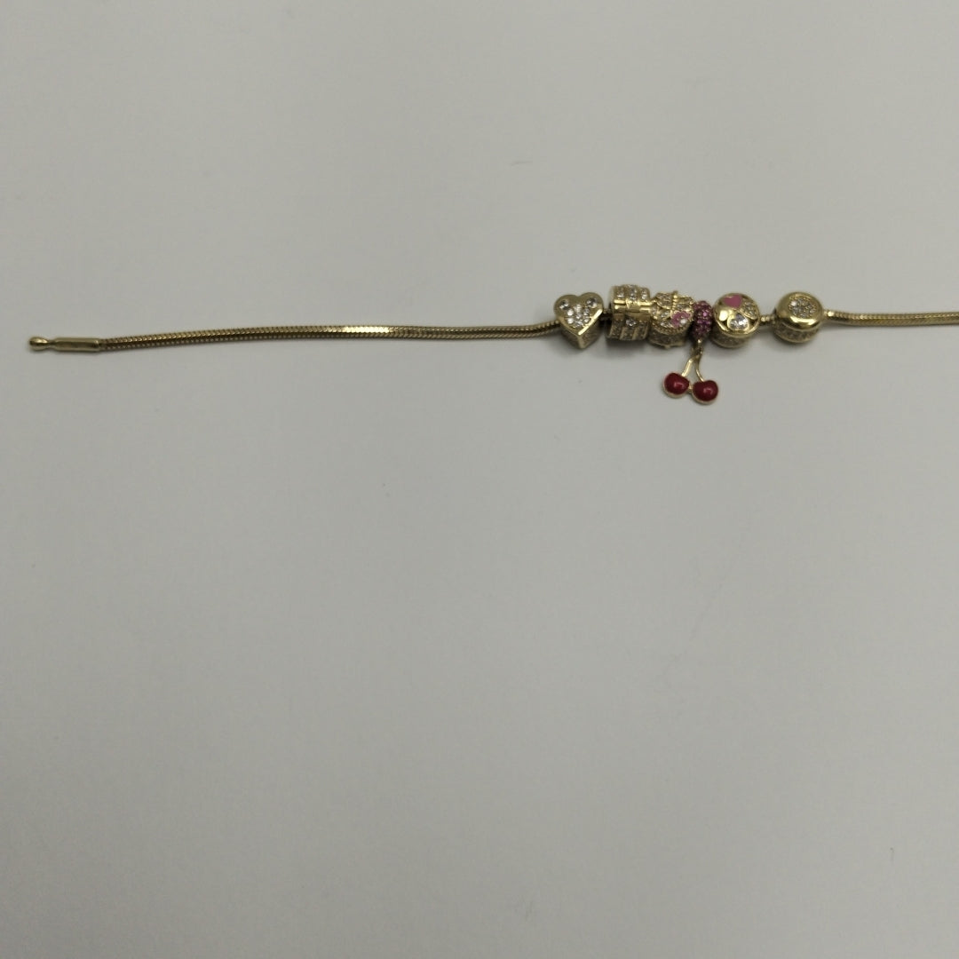 PULSERA CHARM ORO 14K 11.9 (NUEVO)