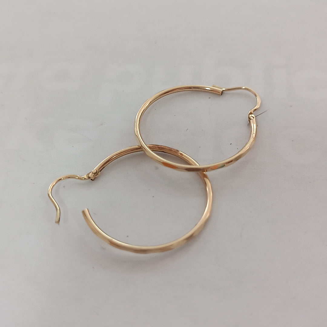 ARRACADAS PAR ORO 14 K 1.8 GRMS (SEMINUEVO)