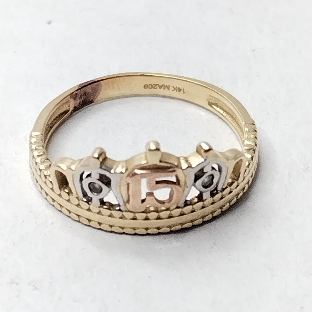 ANILLO ORO 14 K 2,10 GRMS (SEMINUEVO)