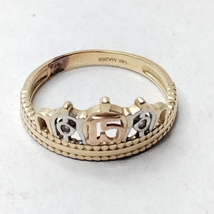 ANILLO ORO 14 K 2,10 GRMS (SEMINUEVO)