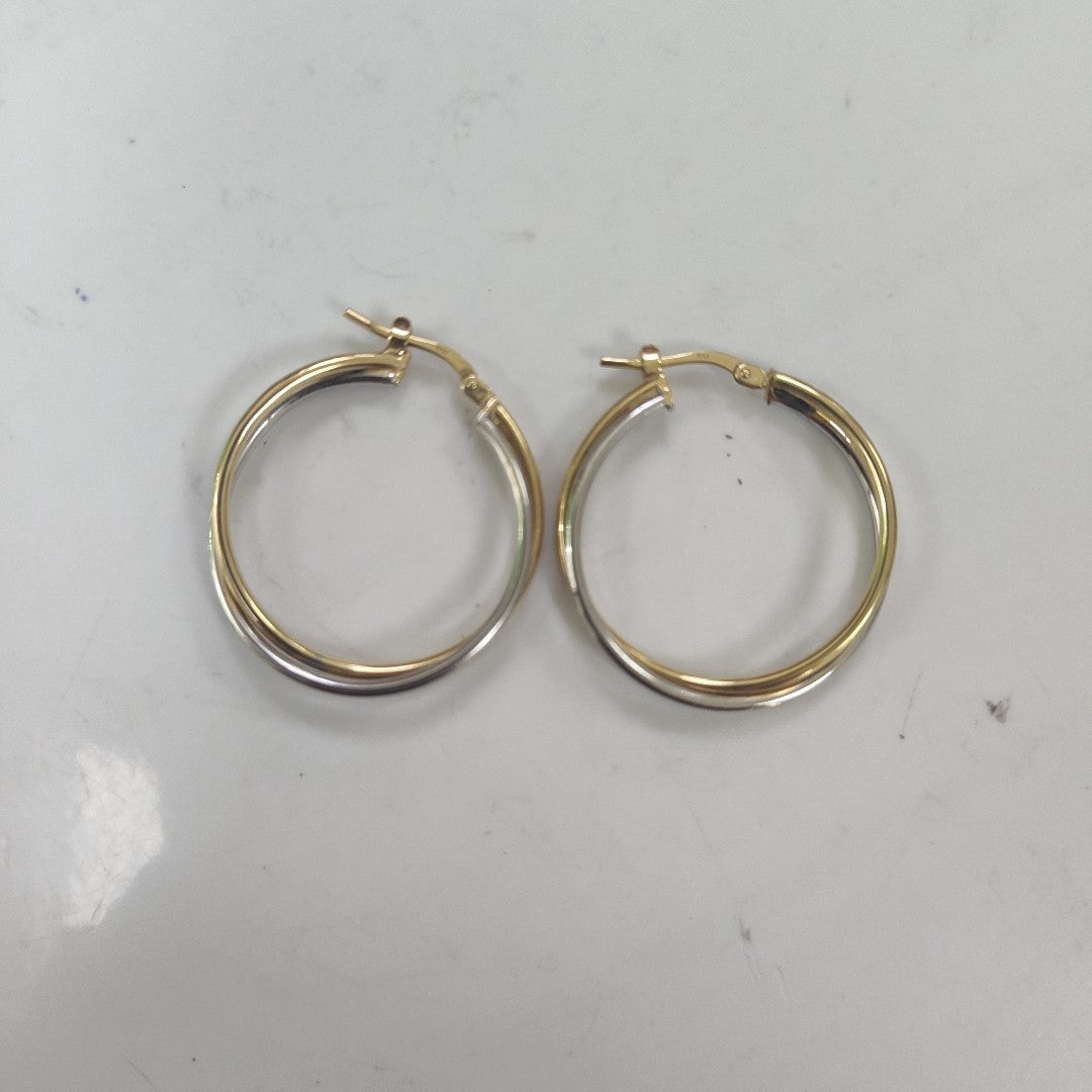 ARRACADAS PAR ORO 10 K 1.9 GRMS (SEMINUEVO)