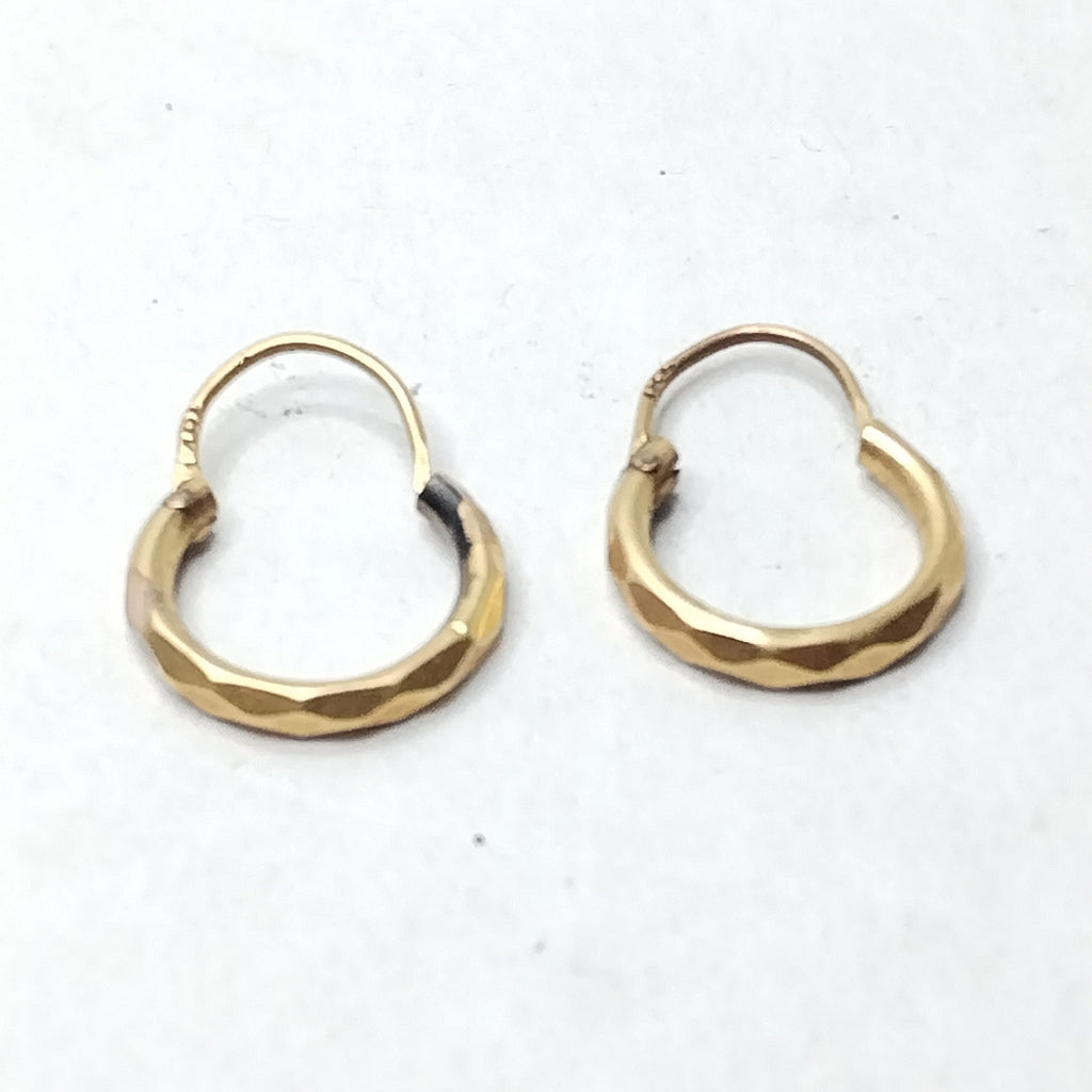 ARRACADAS PAR ORO 18 K 1.3 GRMS (SEMINUEVO)