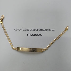 ESCLAVA ORO 14 K 4.5 GRMS (SEMINUEVO)